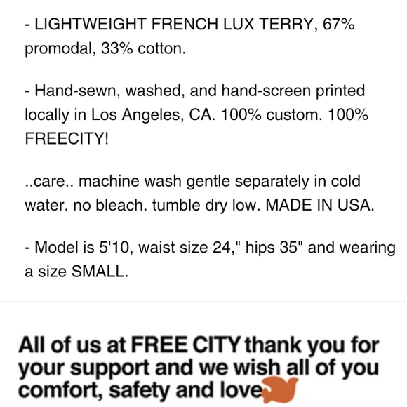 FREE CITY Superfluff Lux Zip Hoodie-Teal and Black - Picture 12 of 12